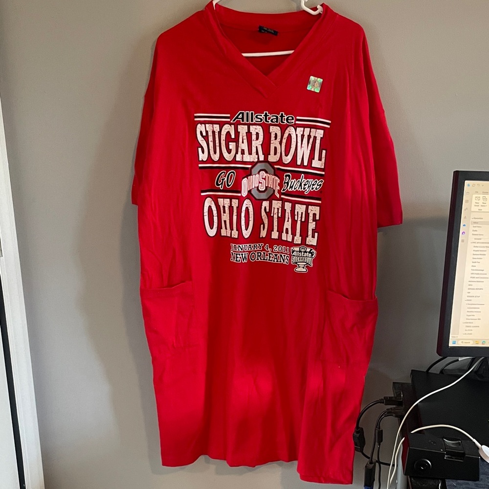 Ohio State 2011 Sugar Bowl Red Maxi Dress